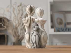 Escultura “Laço de Família” – Pais com até 4 Filhos - Criativalia