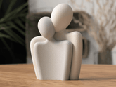 Estátua Casal – Escultura Decorativa para Dia dos Namorados e Decoração Romântica - Criativalia
