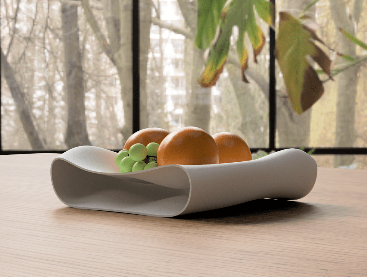 Fruteira Decorativa Moderna de Mesa com Design Minimalista e Sustentável - Criativalia