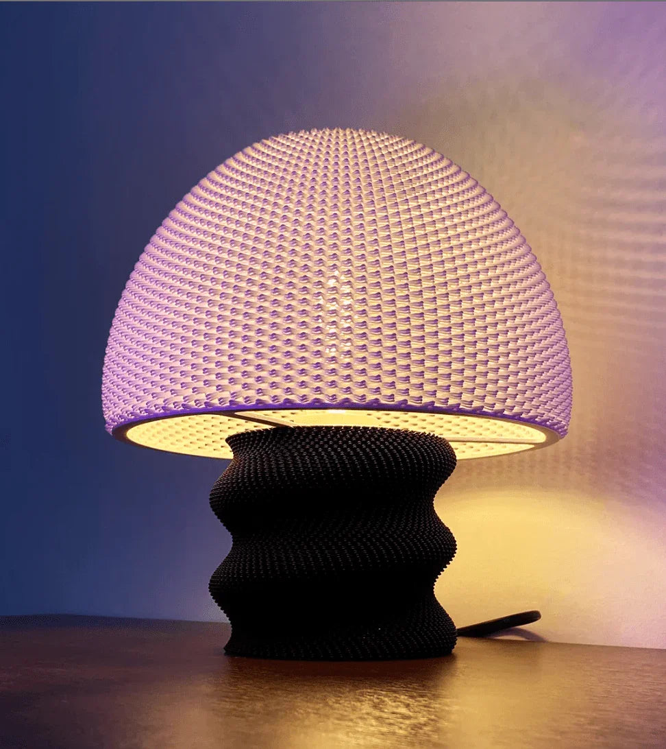 Luminária de Mesa Musho – Design Orgânico e Atmosfera Aconchegante - Criativalia