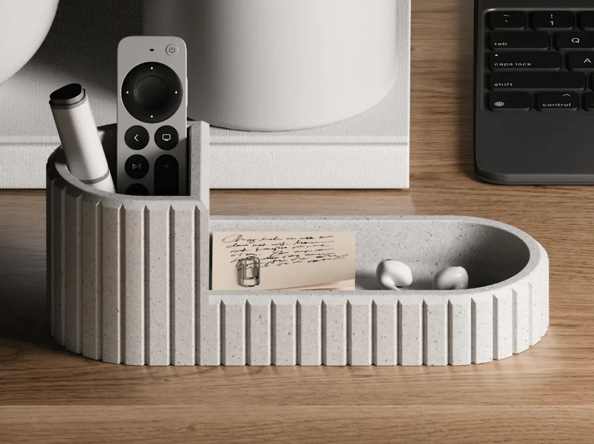 Organizador de Mesa Compacto – Minimalismo funcional com propósito sustentável - Criativalia