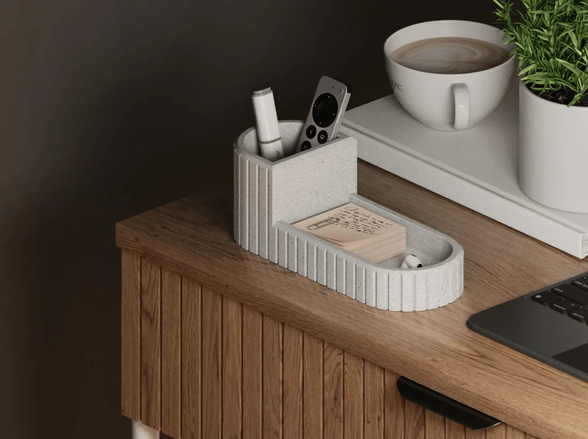 Organizador de Mesa Compacto – Minimalismo funcional com propósito sustentável - Criativalia