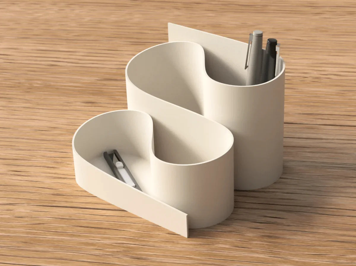 Organizador de Mesa Multifuncional – Organização Inteligente com Design Sustentável - Criativalia