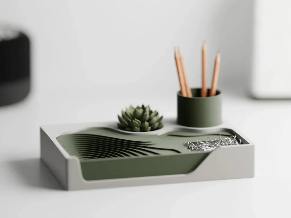 Organizador de Mesa Stepped – Design Exclusivo e Produção Sustentável - Criativalia