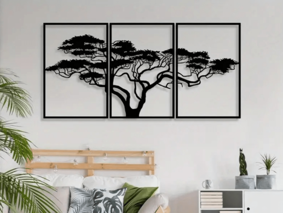 Painel Decorativo de Parede – Árvore Minimalista - Criativalia