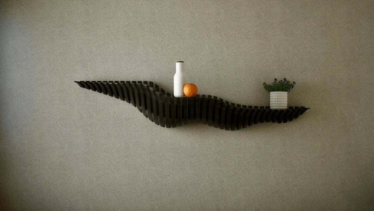 Prateleira Ondina IV - Design Minimalista, Funcionalidade Máxima - Criativalia