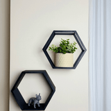 Prateleiras Hexagonais - Kit 2 unidades