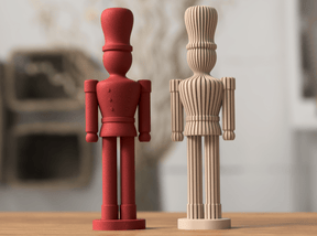 Quebra - nozes Decorativo 20cm – Decoração de Natal Artesanal e Sustentável - Criativalia