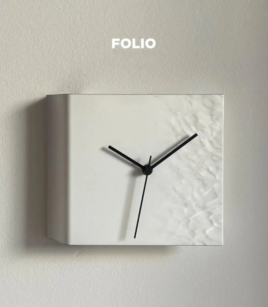 Relógio de Parede Folio – Minimalismo Elegante&nbsp; - Criativalia