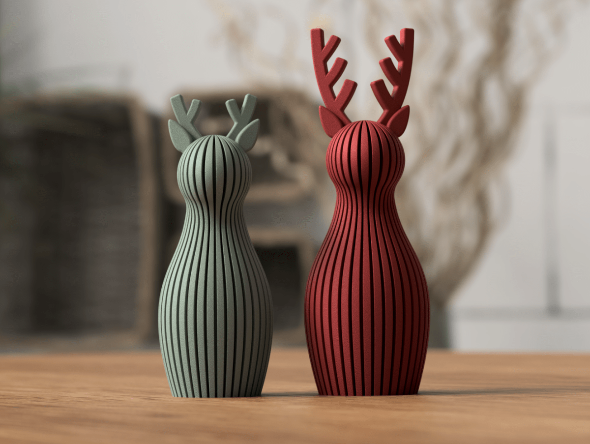 Rena Natalina Decorativa – Christmas Reindeer Ecológica e Artesanal - Criativalia