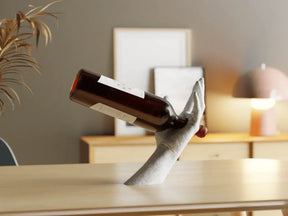 Suporte para Garrafa de Vinho Vinograce Elegance – Sofisticação em Cada Curva - Criativalia
