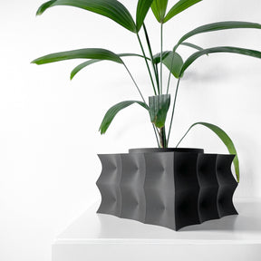 Vaso Decorativo Averth – Vaso para Planta com Design Ondulado