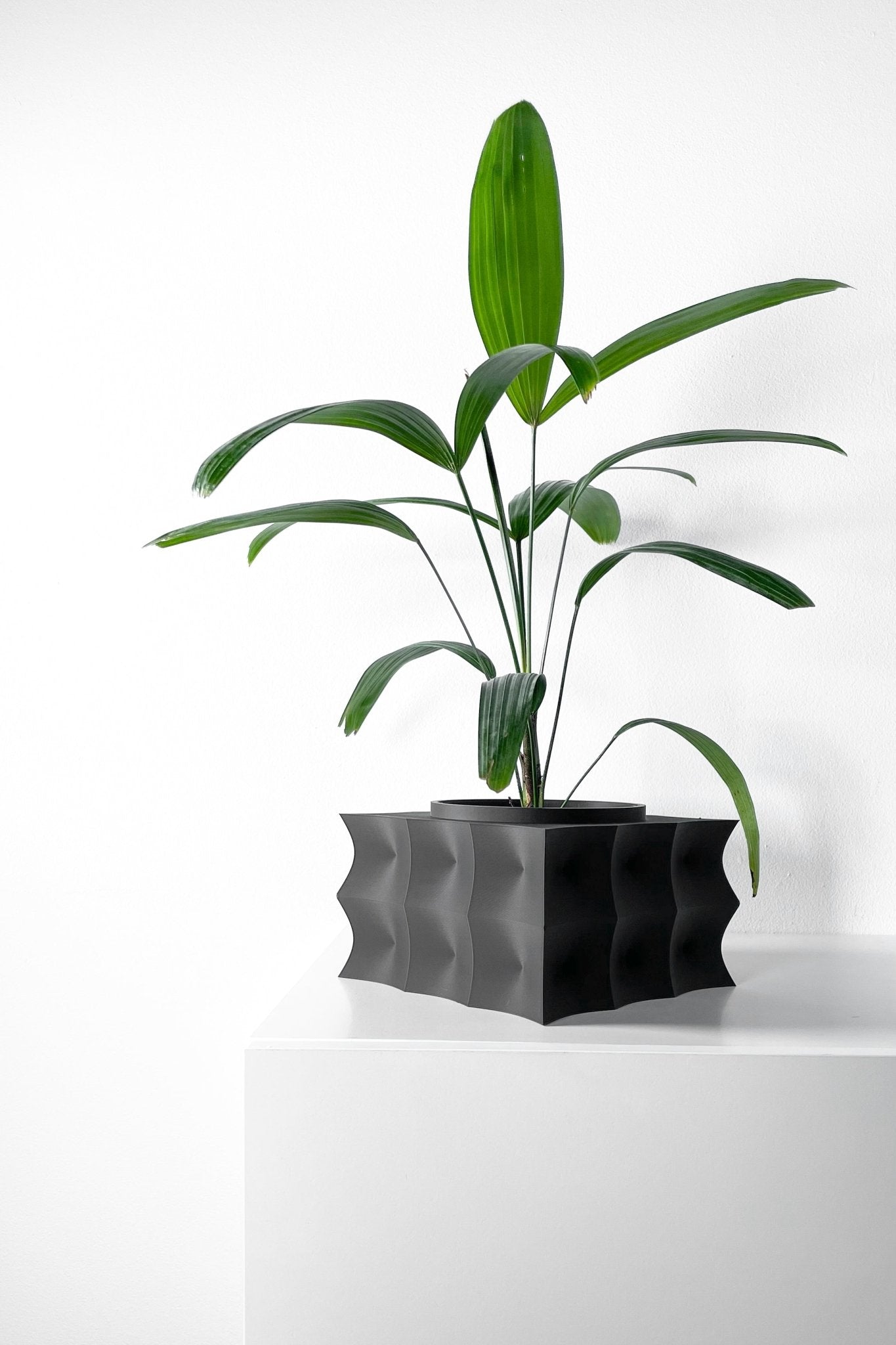 Vaso Decorativo Averth – Vaso para Planta com Design Ondulado