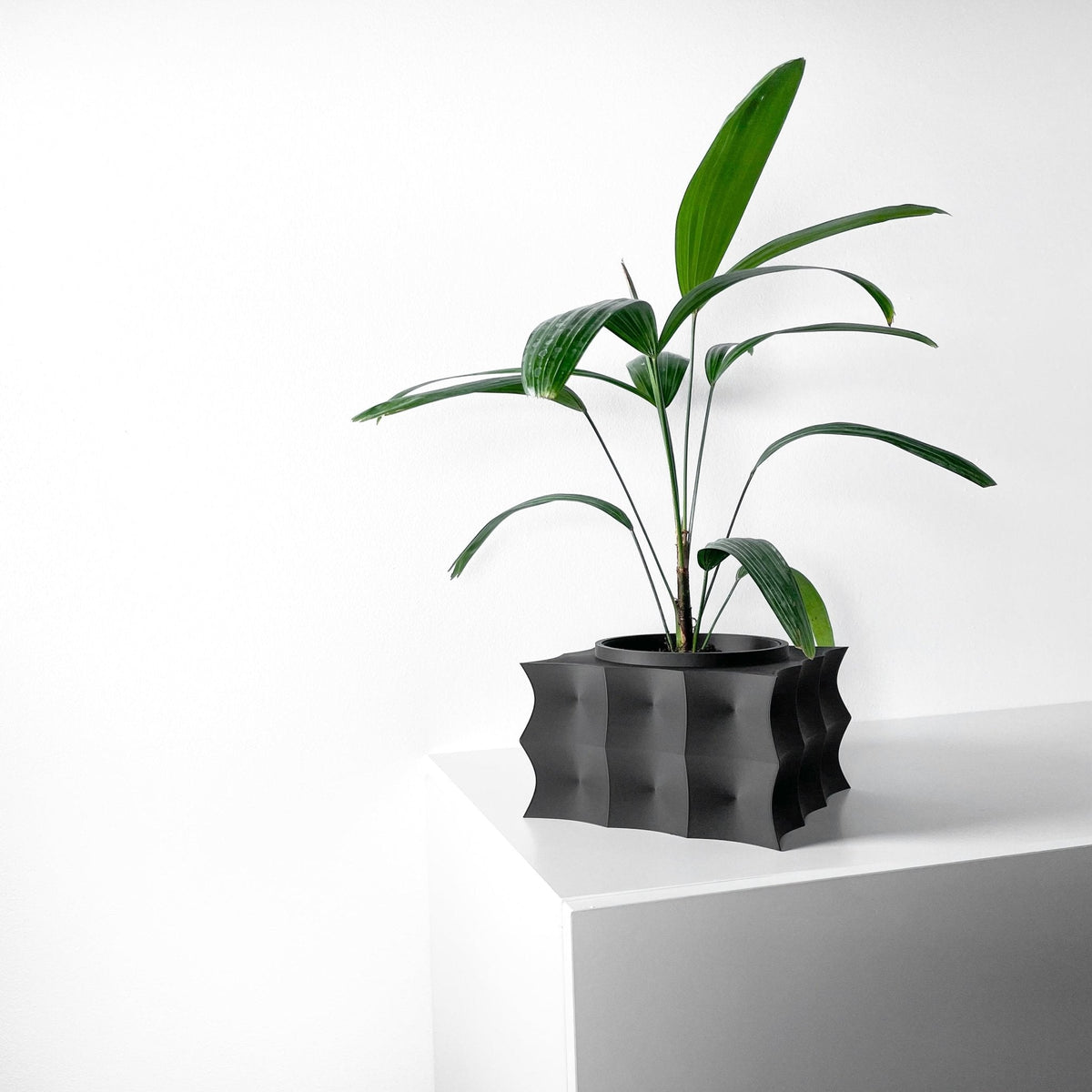 Vaso Decorativo Averth – Vaso para Planta com Design Ondulado