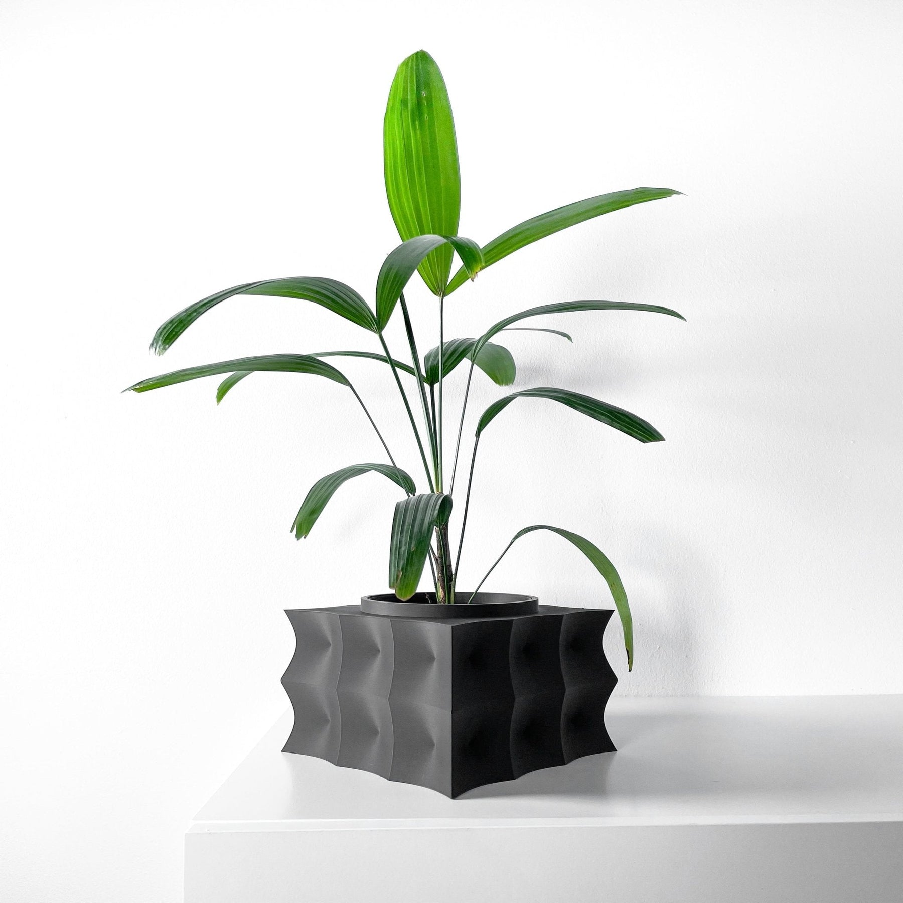 Vaso Decorativo Averth – Vaso para Planta com Design Ondulado