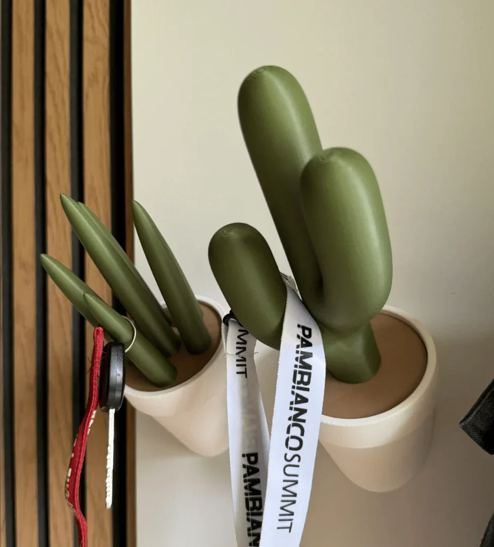 Trio Cacto – Penduradores de Parede com Design Exclusivo - Criativalia