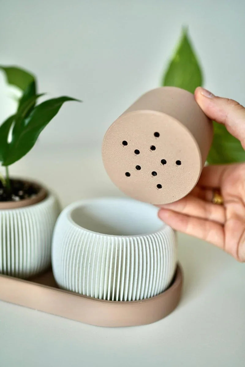 Trio de Mini Vasos TRIOLAM – Design Afetivo e Contemporâneo - Criativalia