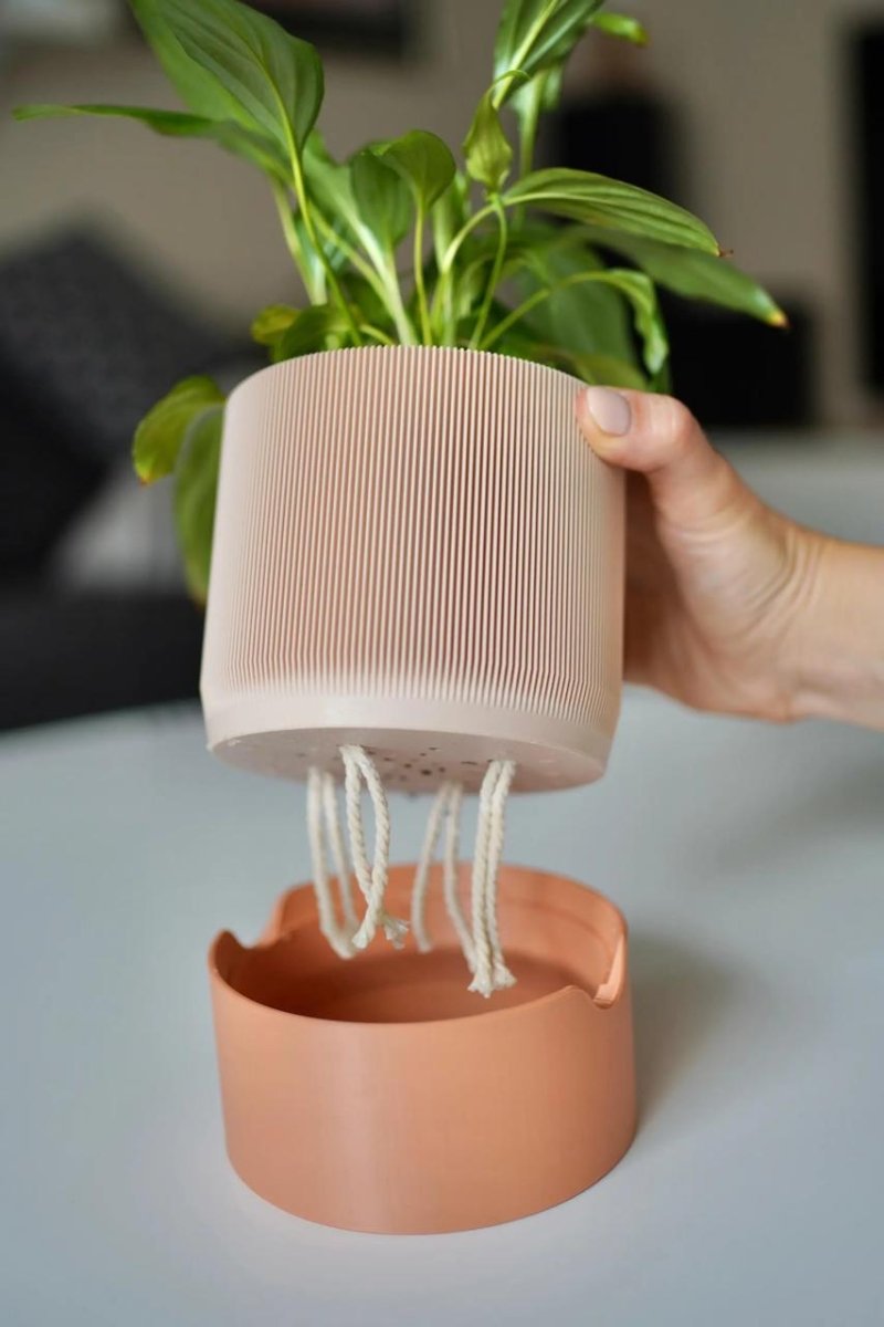 Vaso Autoirrigável RIB | Design Sustentável e Artesanal - Criativalia