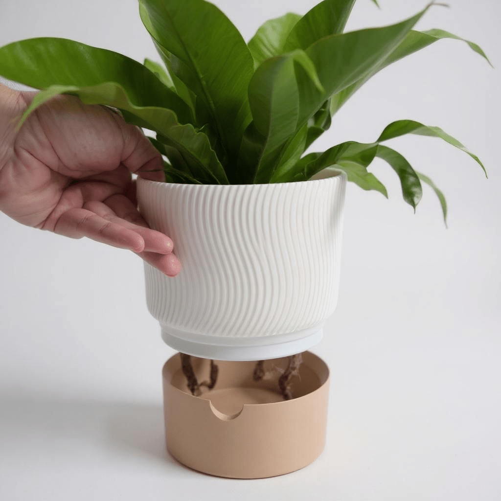Vaso Autoirrigável RIB | Design Sustentável e Artesanal - Criativalia