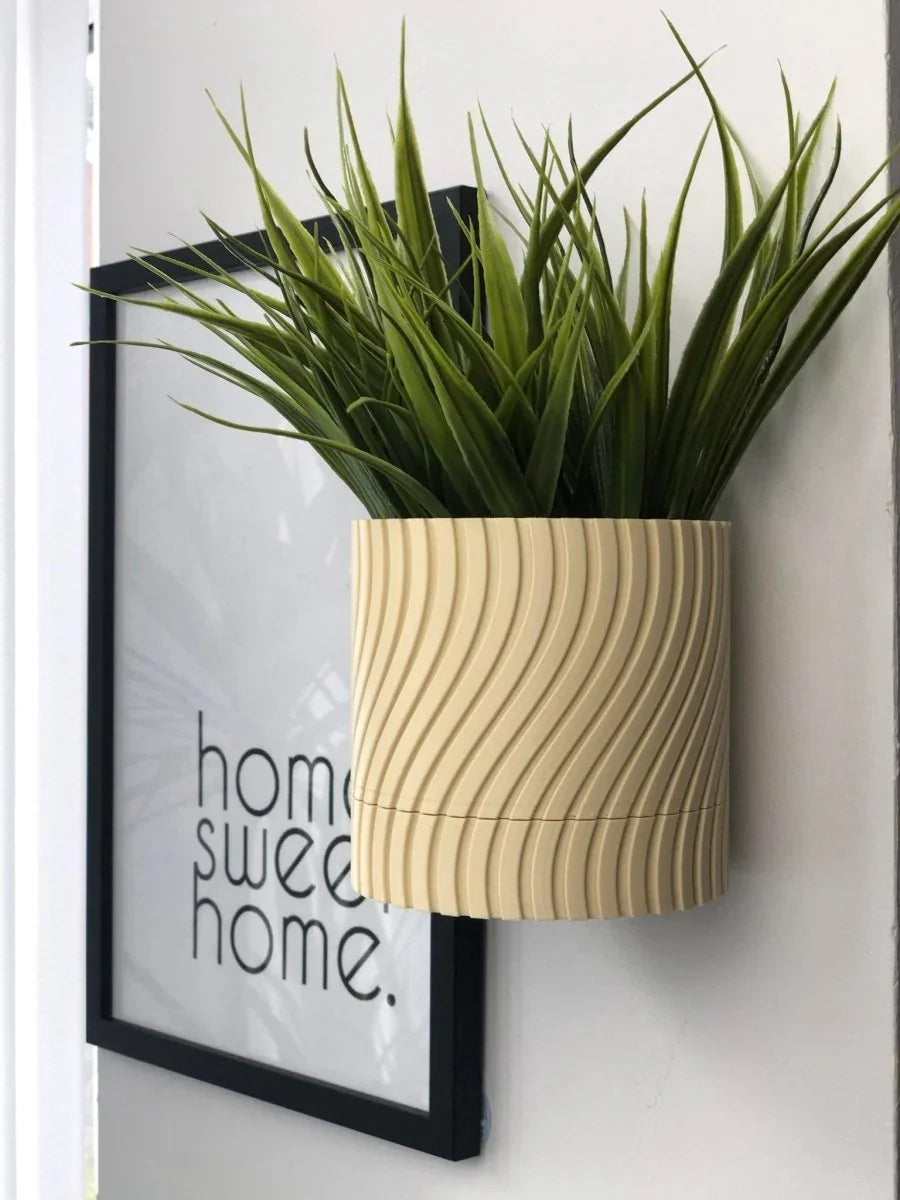 Vaso de Parede Decorativo Wavey – Design Moderno e Sustentável - Criativalia