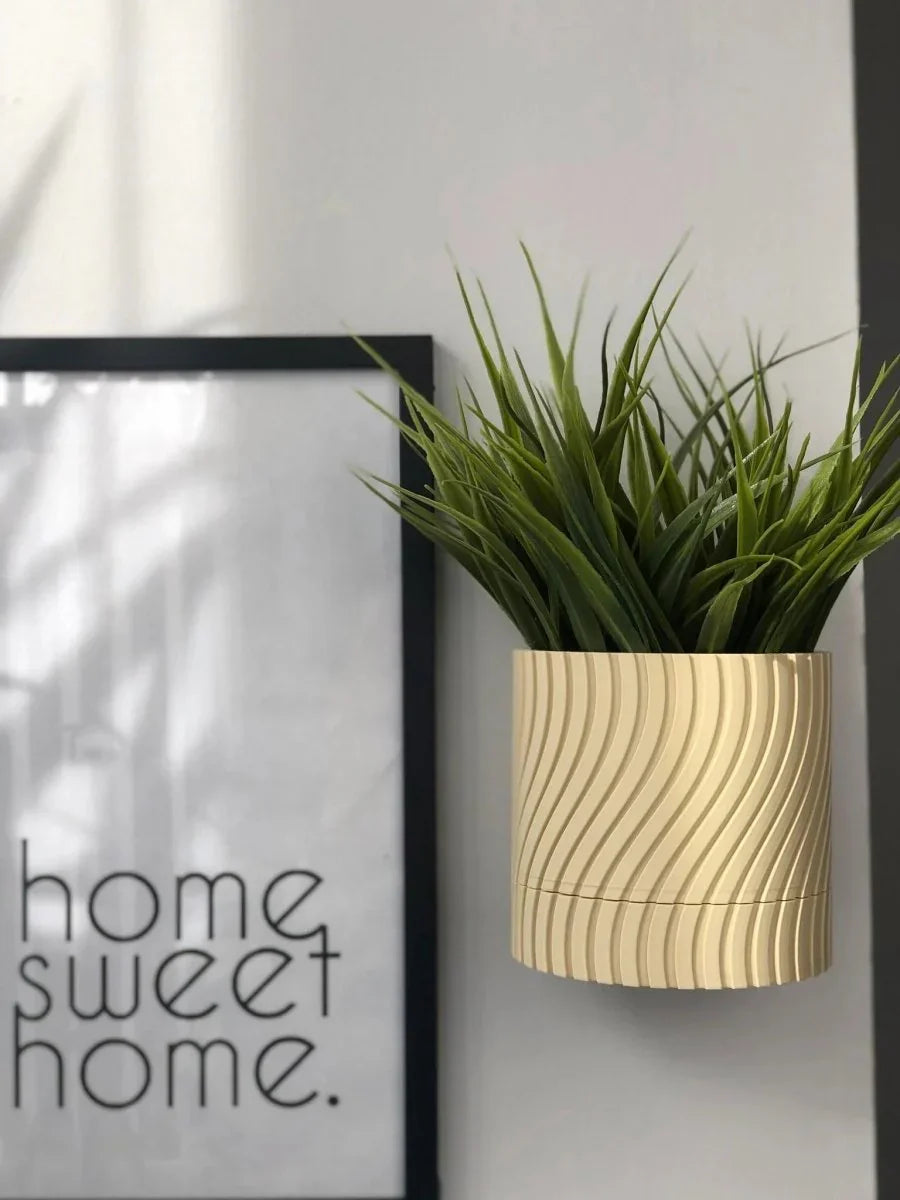 Vaso de Parede Decorativo Wavey – Design Moderno e Sustentável - Criativalia