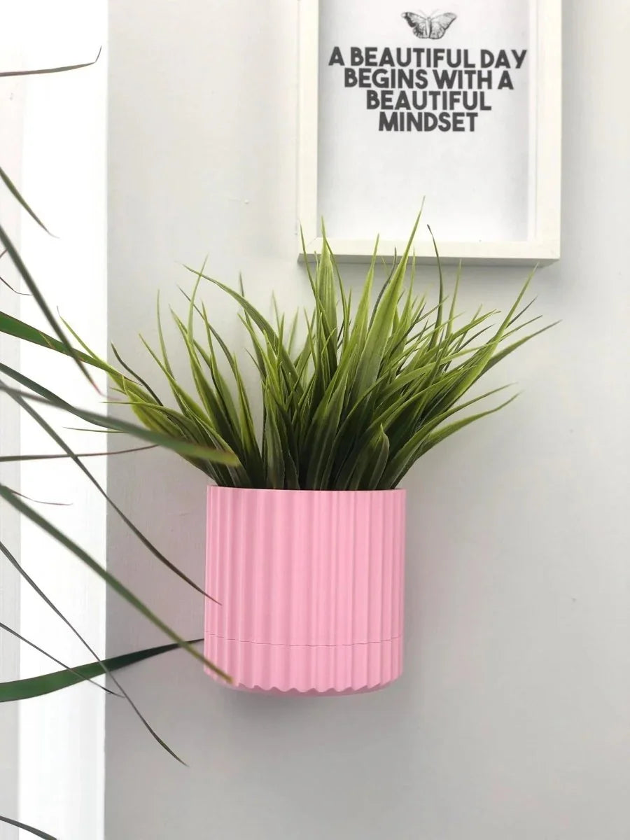 Vaso de Parede Stripe Lines – Traços Minimalistas com Elegância Natural - Criativalia