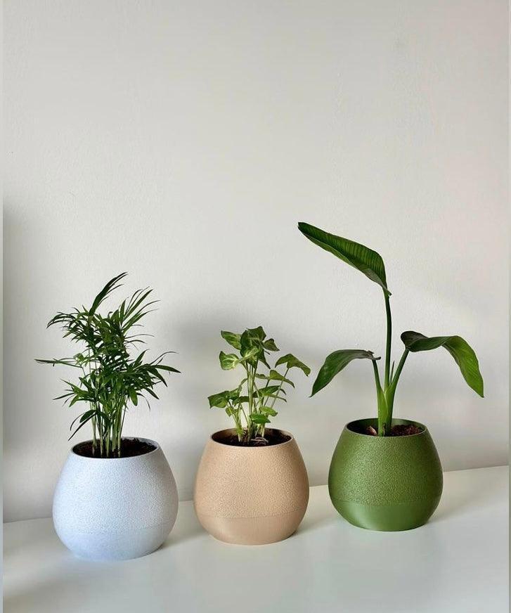 Vaso de Planta Kapka – autoirrigavel - Criativalia