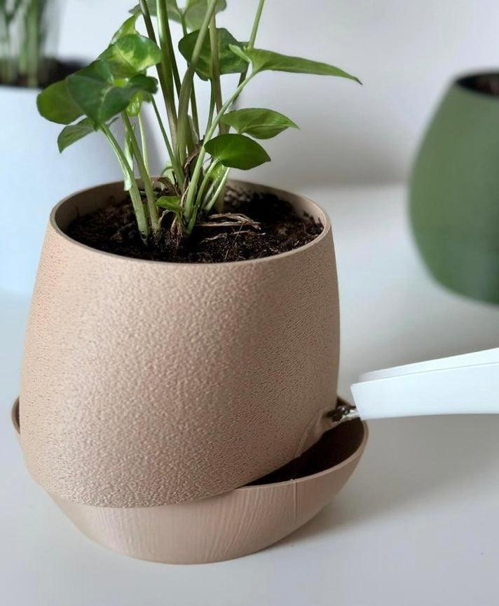 Vaso de Planta Kapka – autoirrigavel - Criativalia